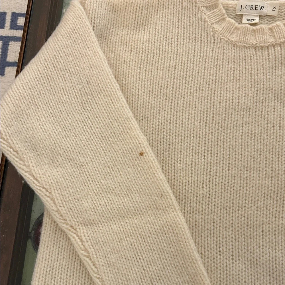 J.Crew Beige Knit Pullover Vintage J. Crew